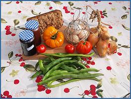 Produkte aus Bioanbau erh&auml;ltlich